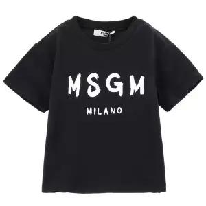 [MSGM]국내배송 26SS MSGM 키즈 로고 반팔 티셔츠 S6MSJUTH001 110-K