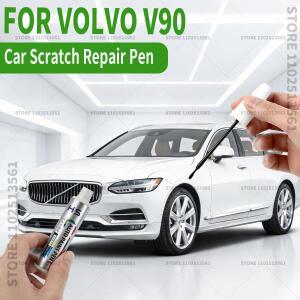 볼보 V90 페인트 리페어 펜 터치업 스크래치 제거제 DIY 자동차 액세서리 그레이 727 크리스탈 화이트 브라