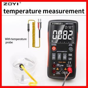 ZOYI ZT-X ZT-303 T-RMS 디지털 멀티미터, EBTN LCD DC AC 전압계, 전류계 커패시터, Ohm temp Hz NCV 테스