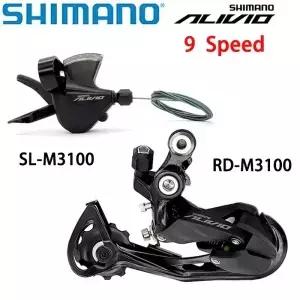 Shimano Alivio M3100 9S 오른쪽 시프터 레버 MTB 자전거 산용 후방 변속기 SGS 9 속도