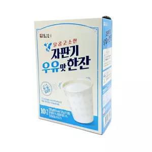 담터 달콤고소한 자판기 우유맛 한잔 분말 10개입 탈지분유 두쫀쿠