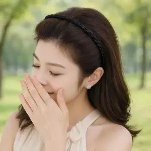 [하프클럽/]꼬임 얇은 헤어밴드 5종세트 잔머리정리 빗살 머리띠