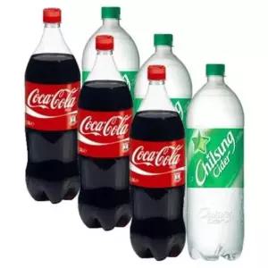 코카콜라 업소용 3입+칠성사이다 3입 1.25L