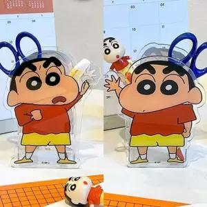 짱구는못말려 아크릴 연필꽂이 1P 책상 정리 수납함 아크릴볼펜통 아크릴연필꽂이