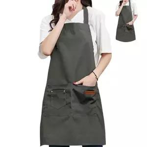 ( )가정용앞치마 주방앞치마 여자앞치마 공방앞치마 어린이집선생님앞치마 카페앞치마 코튼 앞치마 1P 그레