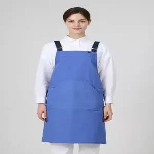 혜명생필품몰 [H형] 레인보우 앞치마 WOH02 작업앞치마 미술앞치마 주방앞치마 카페앞치마 공방앞치마
