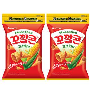 롯데웰푸드 꼬깔콘 고소한맛 지퍼백, 235g, 2개