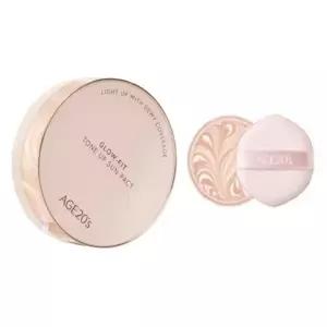AGE20S 핑크 수분광 글로우핏 톤업 선팩트 12.5g + 리필 12.5g