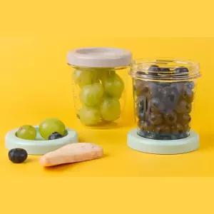 아기 간식보관 냉장고 트라이탄 이유식용기세트 4P 아이밥그릇 유아식기
