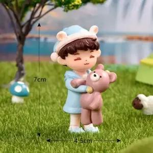 미니어처 곰인형 소모품 커플 하늘남자 (10개 묶음) 벨리 망그러진