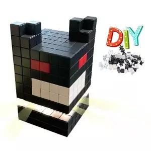 내맘대로 BQ81EX35 조립 DIY 블럭 LED 스탠드 조명 베트맨 전등 인테리어 현관