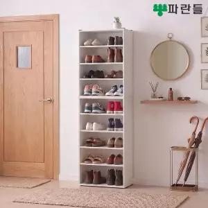 [착불배송] 파란들 E0목재 LPM 10단 600 신발장 겸용 다용도수납장세트