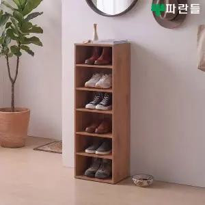 [착불배송] 파란들 E0목재 LPM 6단 400 신발장 겸용 다용도수납장 신발장