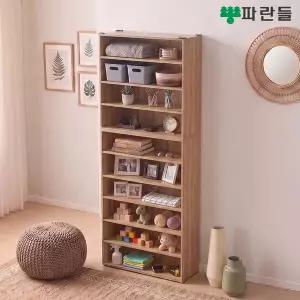 [착불배송] 파란들 E0목재 LPM 10단 800 다용도수납장 겸용 신발장 수납장세트