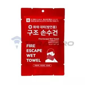 화재대피 방연 손수건 10개입 화재마스크 (WEE051D)