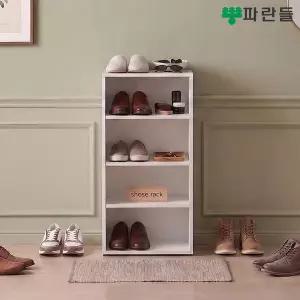 [착불배송] 파란들 E0목재 LPM 4단 400 신발장 겸용 다용도수납장 신발장