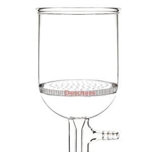 350ml24/40 유리 부 흐너 깔때기 70mm 기공 플레이트 실험실 제품