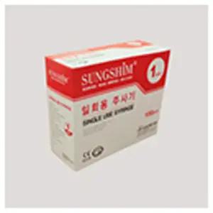 성심 주사기 일회용주사기 (100개/팩) 1/2인치 1CC 26G