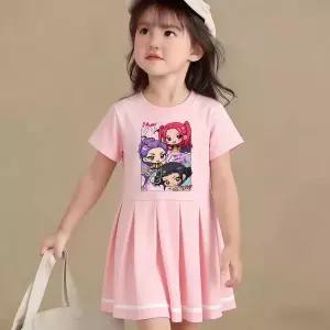 케이팝 데몬헌터스 원피스 여아 유아 초등학생 아이 여름 캐쥬얼 캐릭터 키즈 조이