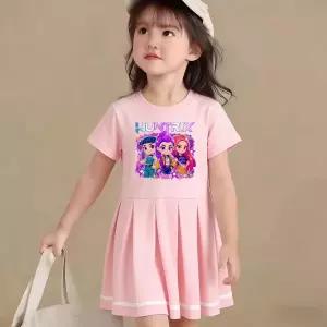 케이팝 데몬헌터스 원피스 루미 캐릭터 아이 유아 초등학생 키즈 라운드 조이 미라