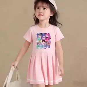케이팝 데몬헌터스 원피스 남아 키즈 유아 아이 캐릭터 라운드 조이 캐쥬얼 루미