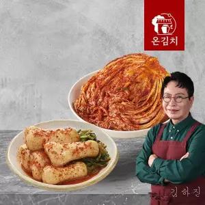 [온김치]김하진의 별미 포기김치4kg + 총각김치2kg