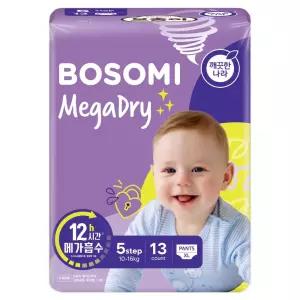 보솜이 메가드라이 팬티형 기저귀 공용 4단계 120매
