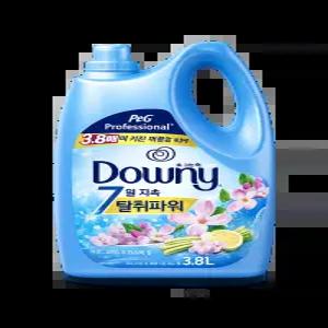 다우니 레몬그라스와 라일락 섬유유연제 베이스 블루 3.8L X 1개