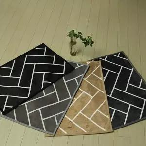 고품질 헤링본 발매트 40x60cm 워셔블러그 거실카페트 포인트러그 W...