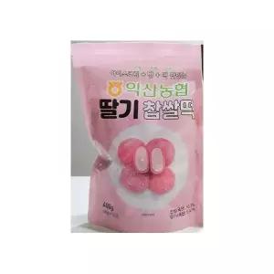 익산농협찹쌀떡 10개입 (400g) 찹쌀떡 딸기