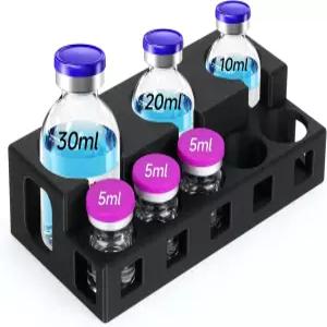 냉장고용 선몬 펩타이드 보관 홀더 인슐린 바이알 정리함 5ml 및 호환되는 8개의 슬롯 3D 프린팅 케이스
