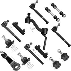 SCITOO 14pcs 전면 서스펜션 키트 내부 외부 타이 로드 엔드 조정 슬리브 스윙 바 링크 볼 조인트 들러 암