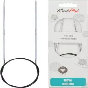니트프로 노바 큐빅스 고정 원형 바늘 40인치(100cm) 미국 사이즈 1.5(2.5mm)