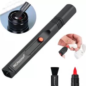 전자제품 이어버드 노트북 휴대폰 키보드 카메라 렌즈 소프트 브러시 및 실리콘 와이퍼가 장착된 클리너 펜