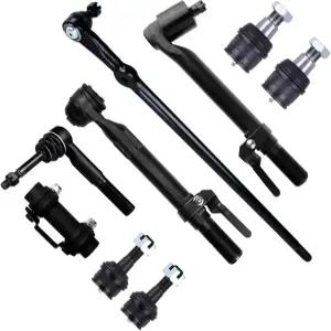 SCITOO 9pcs 전면 서스펜션 키트 외부 타이 로드 엔드 조정 슬리브 상부 하부 볼 조인트 센터 링크 오른쪽