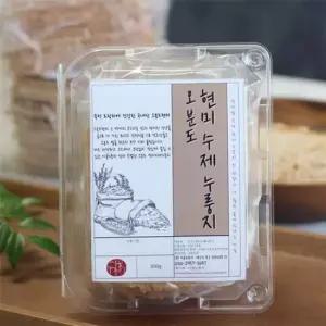 수제 현미 국내산 누룽지 3개월 오분도 200g