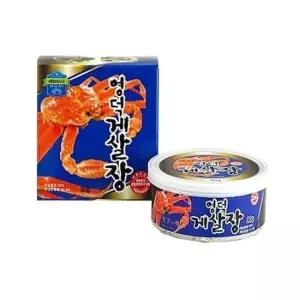 영덕게 X 5캔 게살장 영덕 5캔 450g 90g