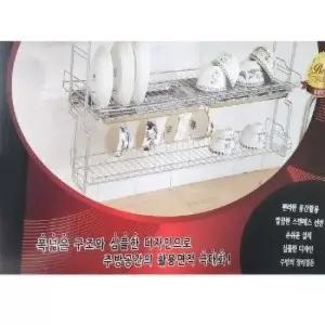 주방 슬라이드 조리대 선반 다용도 정리 트레이 광폭 정리 2단