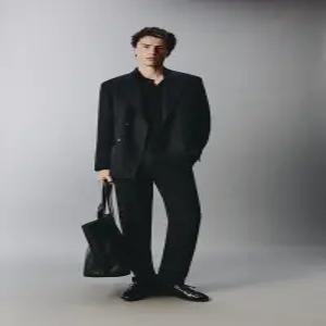 ZARA 레귤러핏 수트 팬츠 - 네이비 1564107401