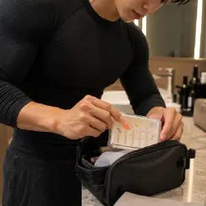 ( )비누케이스 물빠짐 욕실 비관 투명뚜껑 휴대용 비누각
