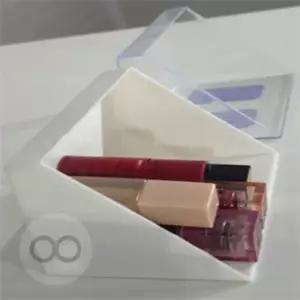 라이프코치 부착식 미니 수납함 빠른 정성포장 화장대 면봉수납