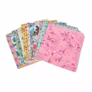 (옵션 가로52cmX세로53cm 임의배송)가제 나염 손수건 단체손수건 어린이손수건 미니손수건