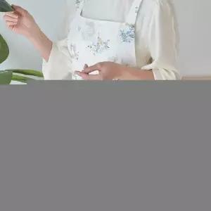 프리지아 원피스형 앞치마린넨 앞치마여름앞치마어린이집앞치마유치원앞치마