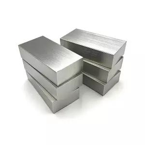 6 PCS 4 x 2 1 인치 직사각형 알루미늄 플랫 바 6061 범용 플레이트 25 50 100 mm 블록 솔리드 뉴 밀 재고