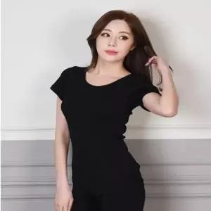 여성여름옷 여성상의 여자여름옷 캡나시 여자반팔티 기본무지 여성용 반팔