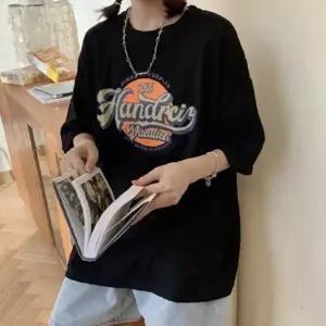 여성 레터링 편리 오버핏 반팔티 1P 베이직 여름