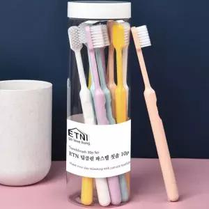 미세모 칫솔 10P 잇몸 치아관리 부드러운모 데일리 금치 사무실