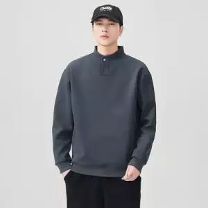 남자 캐주얼 가을 맨투맨 헨리넥 긴팔 패션 패피3