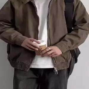 남친 캐주얼 빈티지 오피스룩 코트 남녀 차이나 바람막이 잠바 해링턴 뉴디멀 메일라드 봄가을 점퍼 admr3