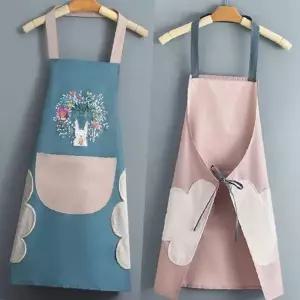 타월 주방 방수 원피스형 앞치마 수건 작업용 앞치마 행주